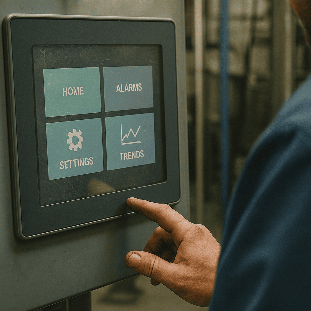 A person easily using a tablet outdoors thanks to 3A coatings