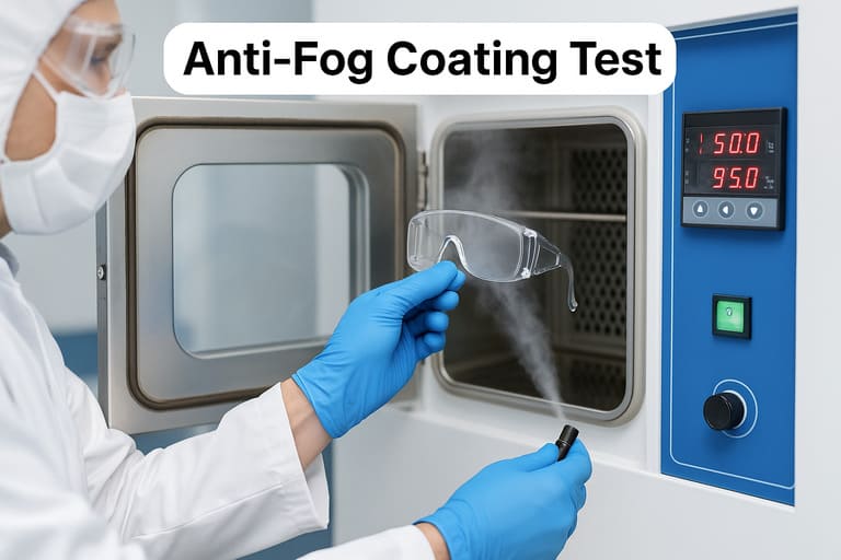 Anti-Fog Laboratory Testing laboratory testing of anti fog glass using steam