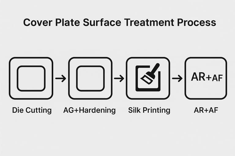 Optimal Cover Lens Manufacturing Process Manufacturing steps for optical covers