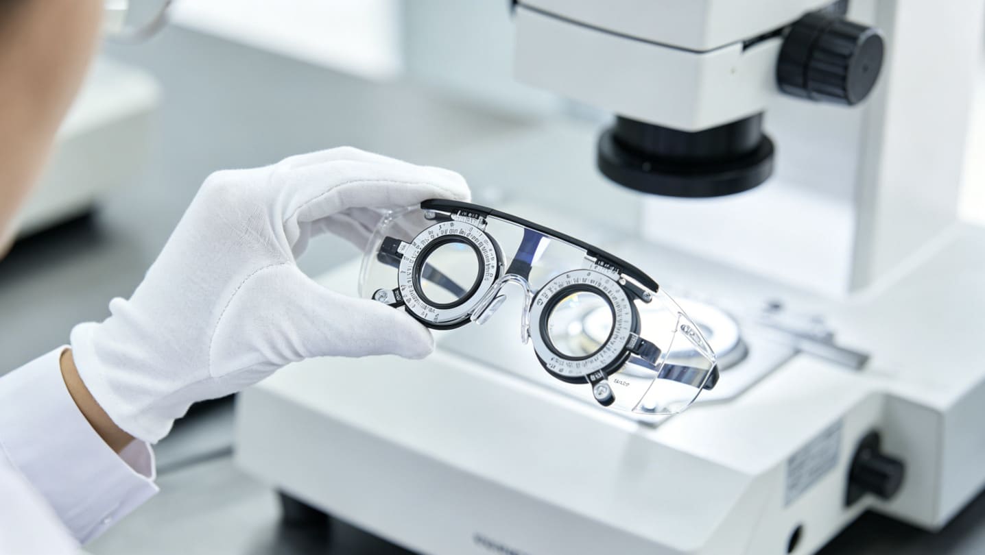 Optical Testing optical testing equipment checking goggles