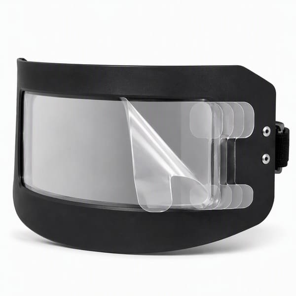 Tear-Off Lens System disposable tear off lenses for sandblasting hood